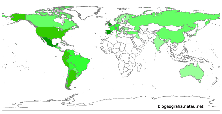 Mapa visitantes 2012