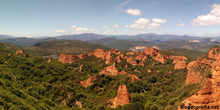 Panorámica de Las Médulas